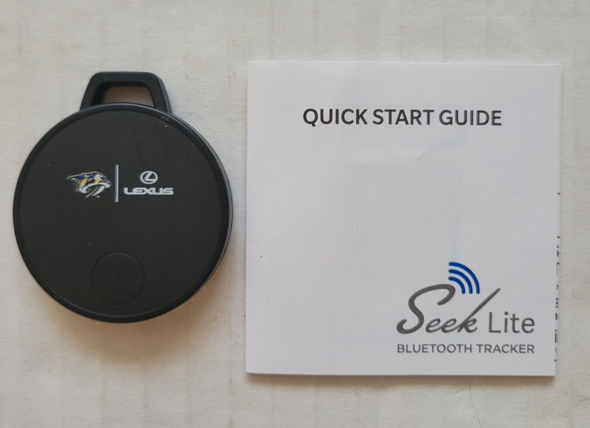 Nashville Predators Seek Lite Two-Way Bluetooth Tracker-New in unopened box