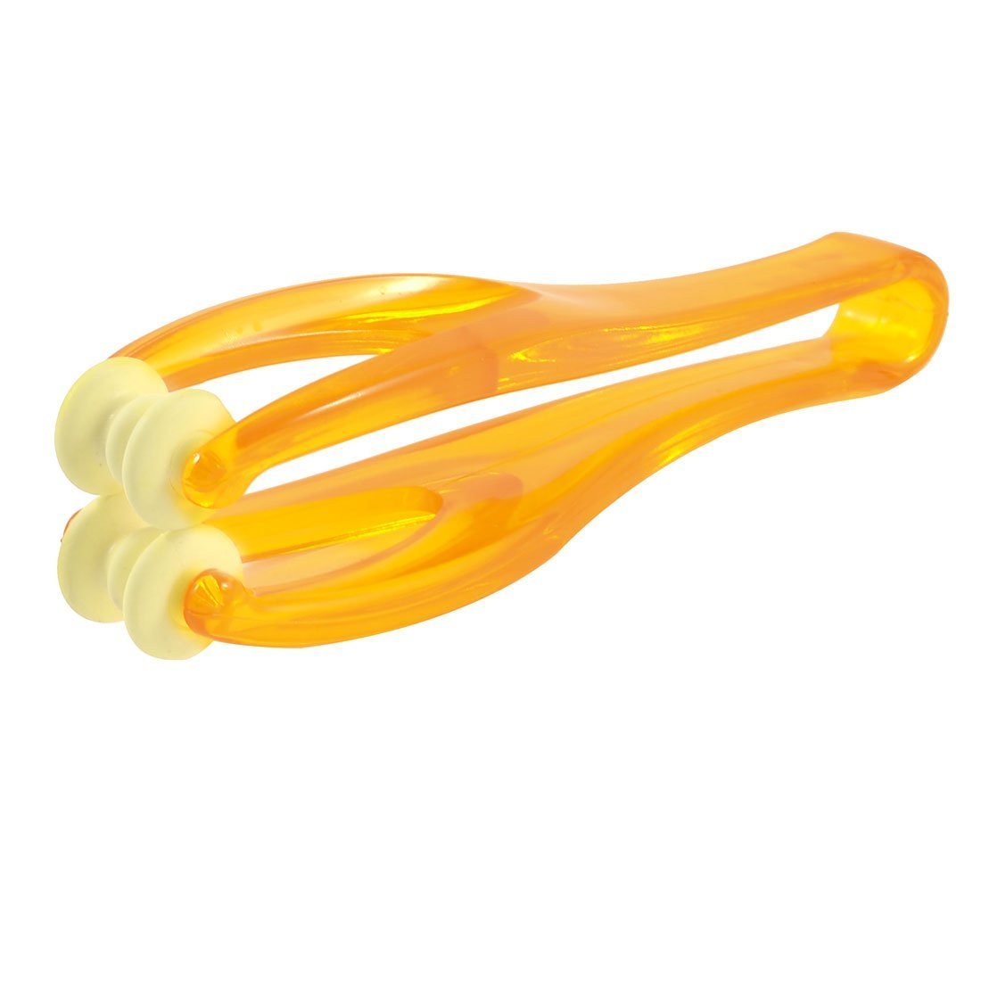 2pks Orange Double Rubber Roller Massage Joints Finger Massager Finger Massager
