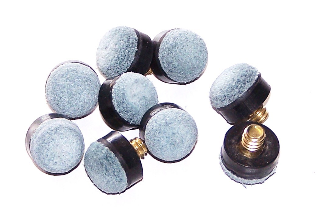 POOL CUE TIPS 5 x Cue Tips Screw in type 9mm soft Quality Australian Seller SALE