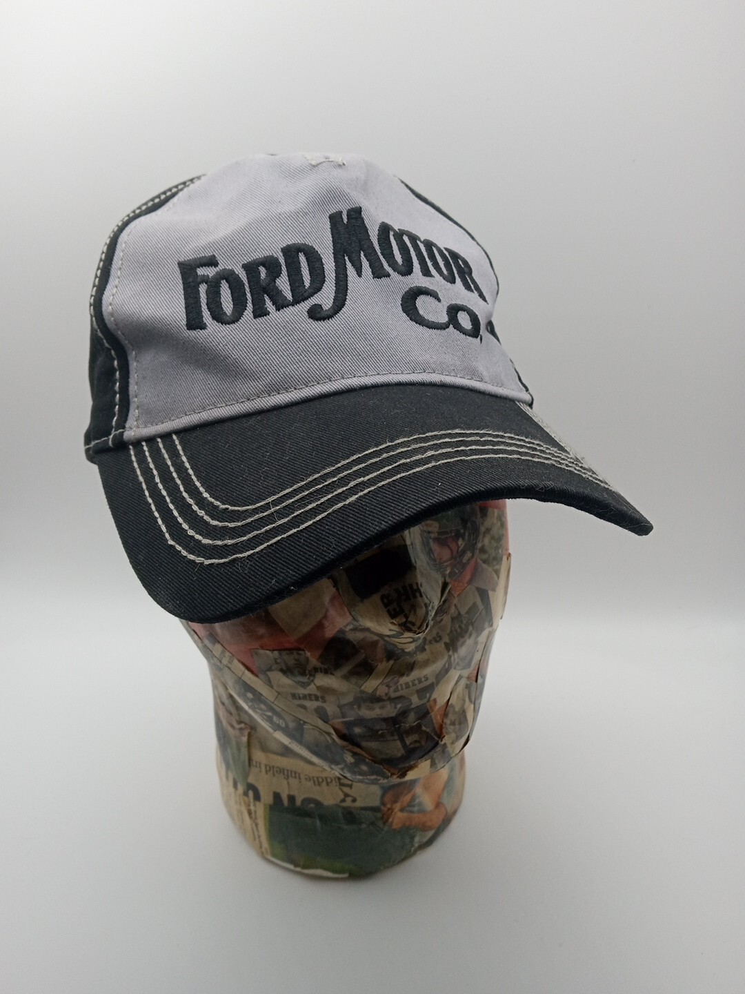 Ford Motor Co. Open Road Black & Gray Strap Back Hat Cap