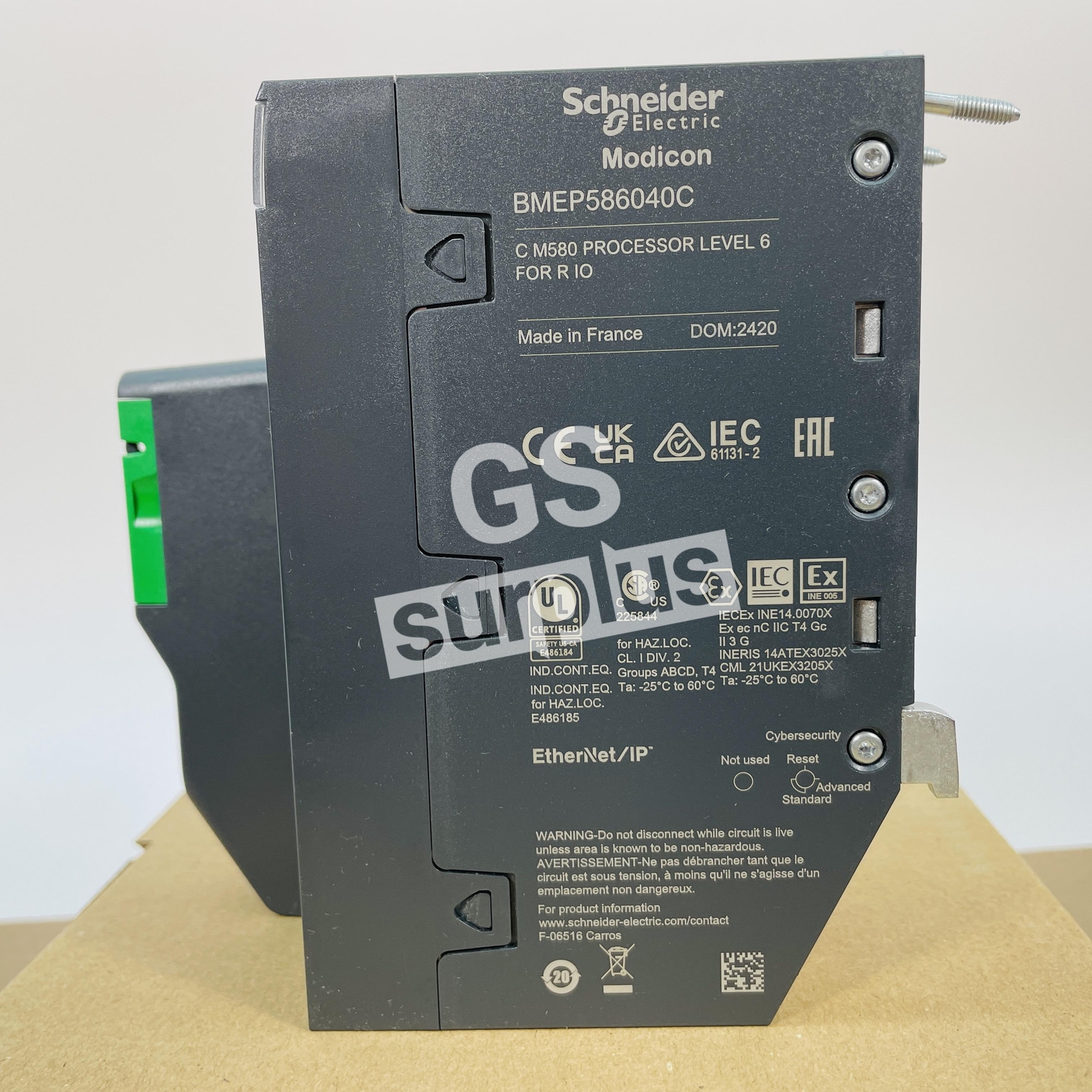 SCHNEIDER ELECTRIC BMEP586040C Modicon M580 Processor Level 6 (New Surplus)