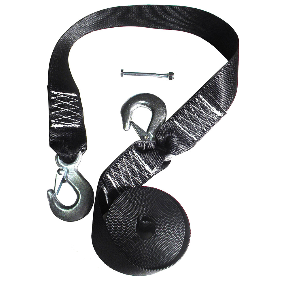 ROD SAVER WS16S REPLACEMENT WINCH STRAP WITH SAFETY STRAP