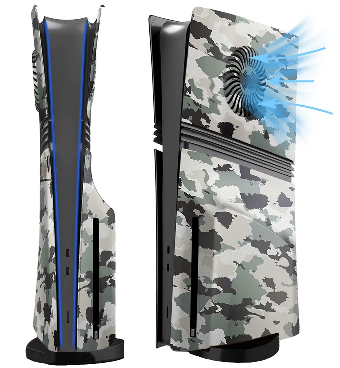 Sony PlayStation 5 PS5 Pro Faceplate Cover Camo Disc Edition V2 Genuine OEM