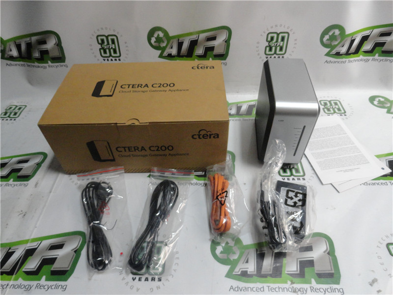 Ctera C200 Cloud Storage Gateway Appliance New Open Box w/ Cables & Power