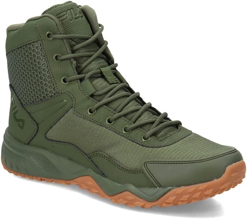 FILA MENS ZIP BOOTS CHASTIZER GREEN