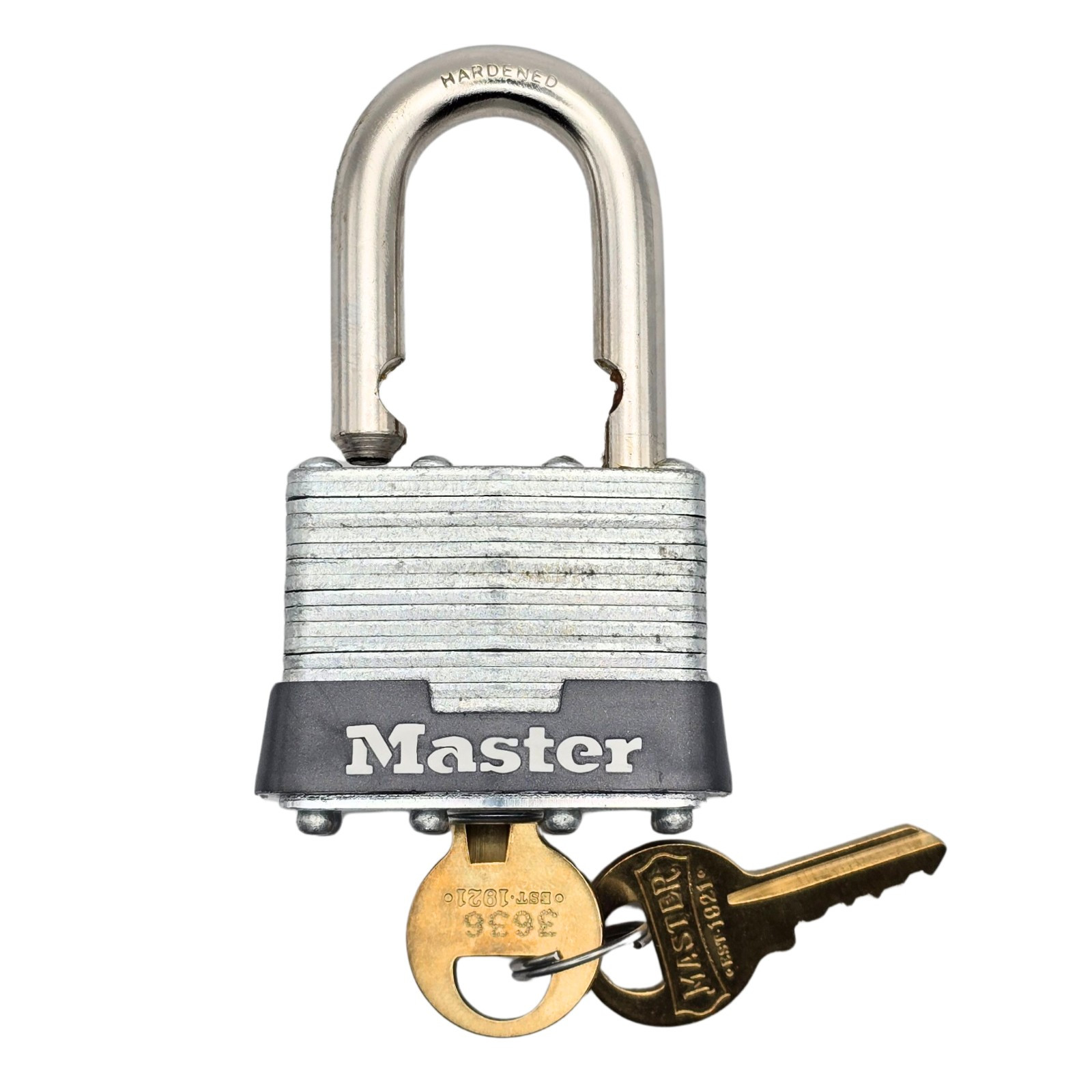 Master Lock 1KA Laminated Steel Commercial Padlock 1-3/4" Security System 3636