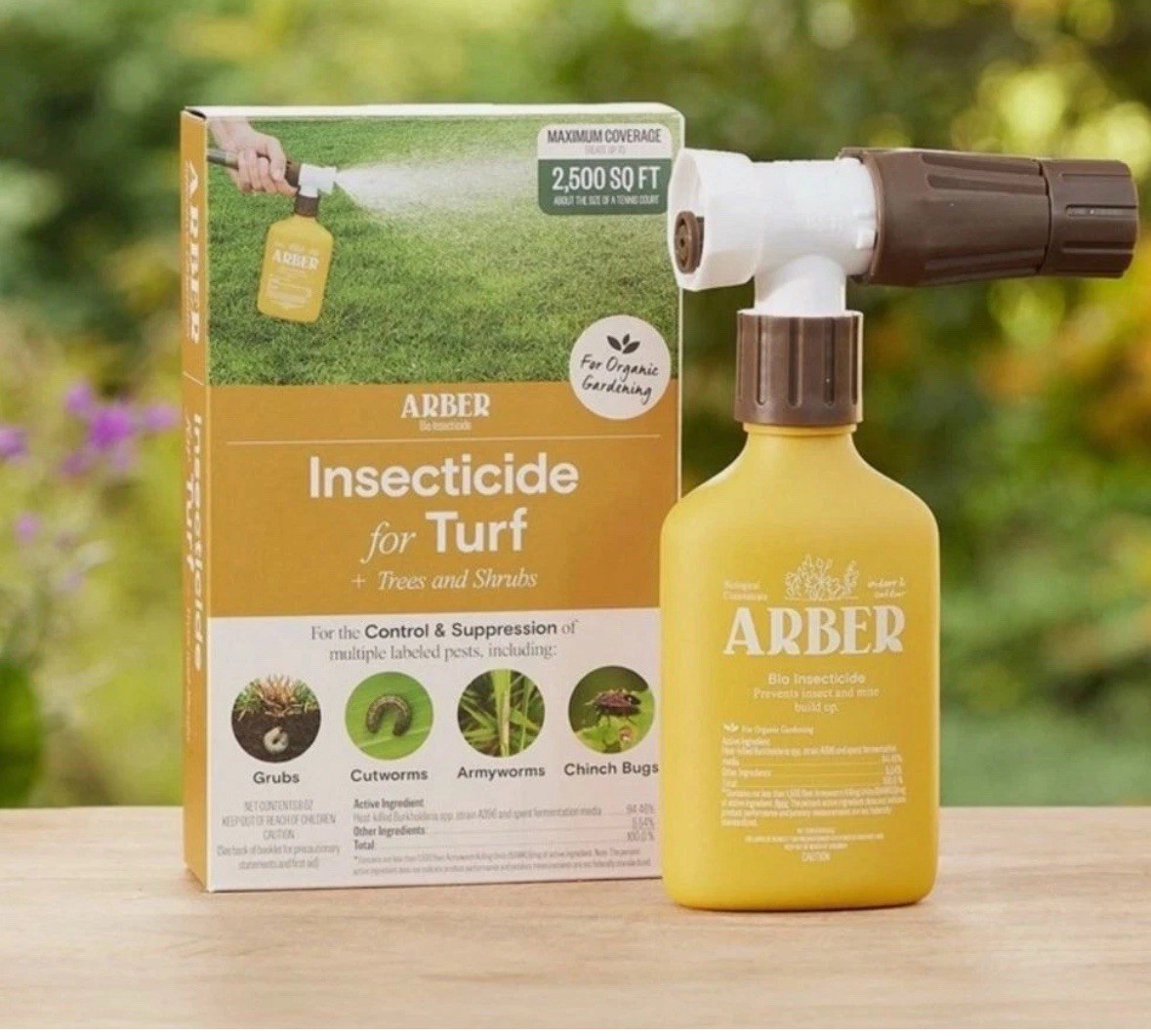 Arber Organic Insecticide For Turf Universal Hose End Sprayer Concentrate Bio