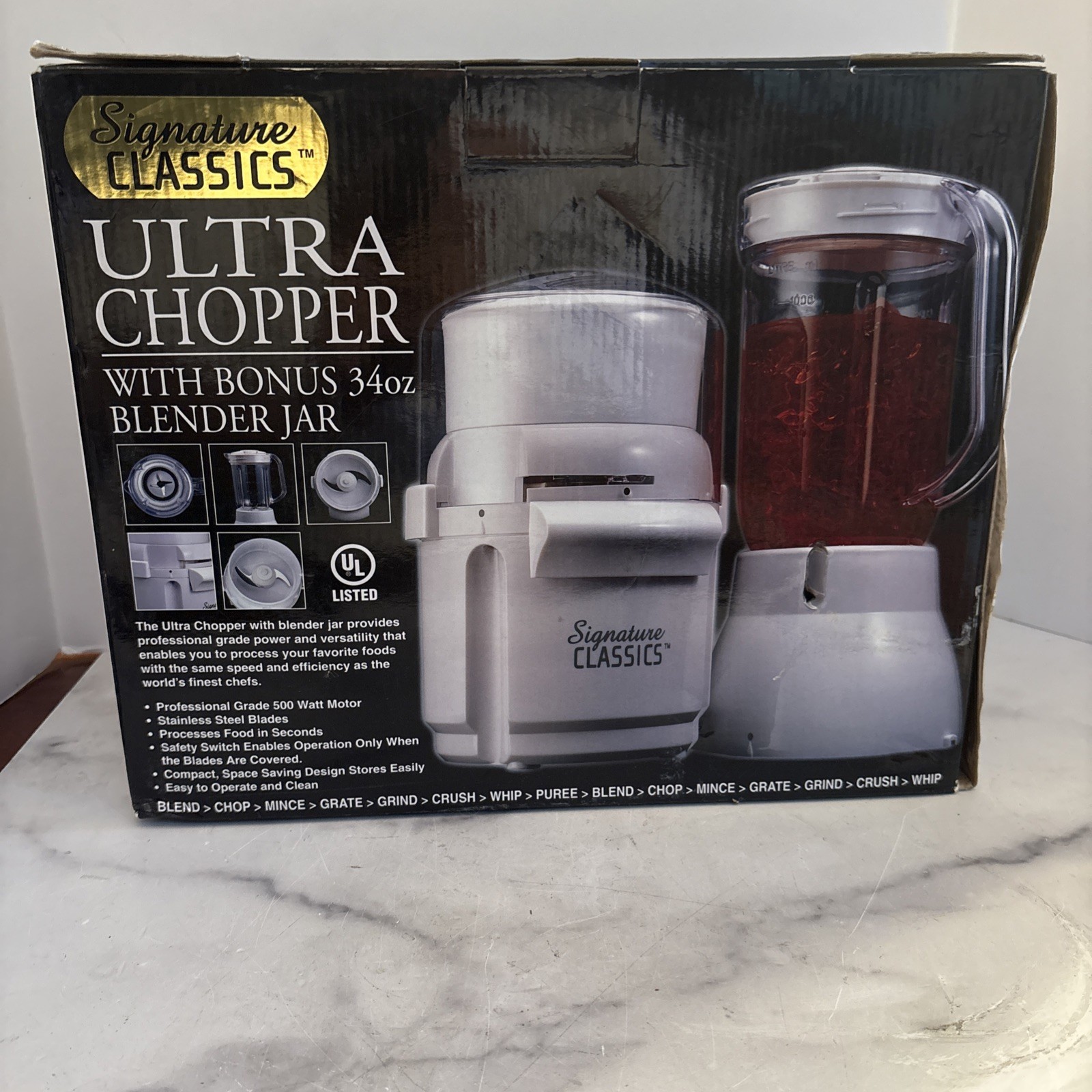 Signature Classics Ultra Chopper w/ Blender Jar
