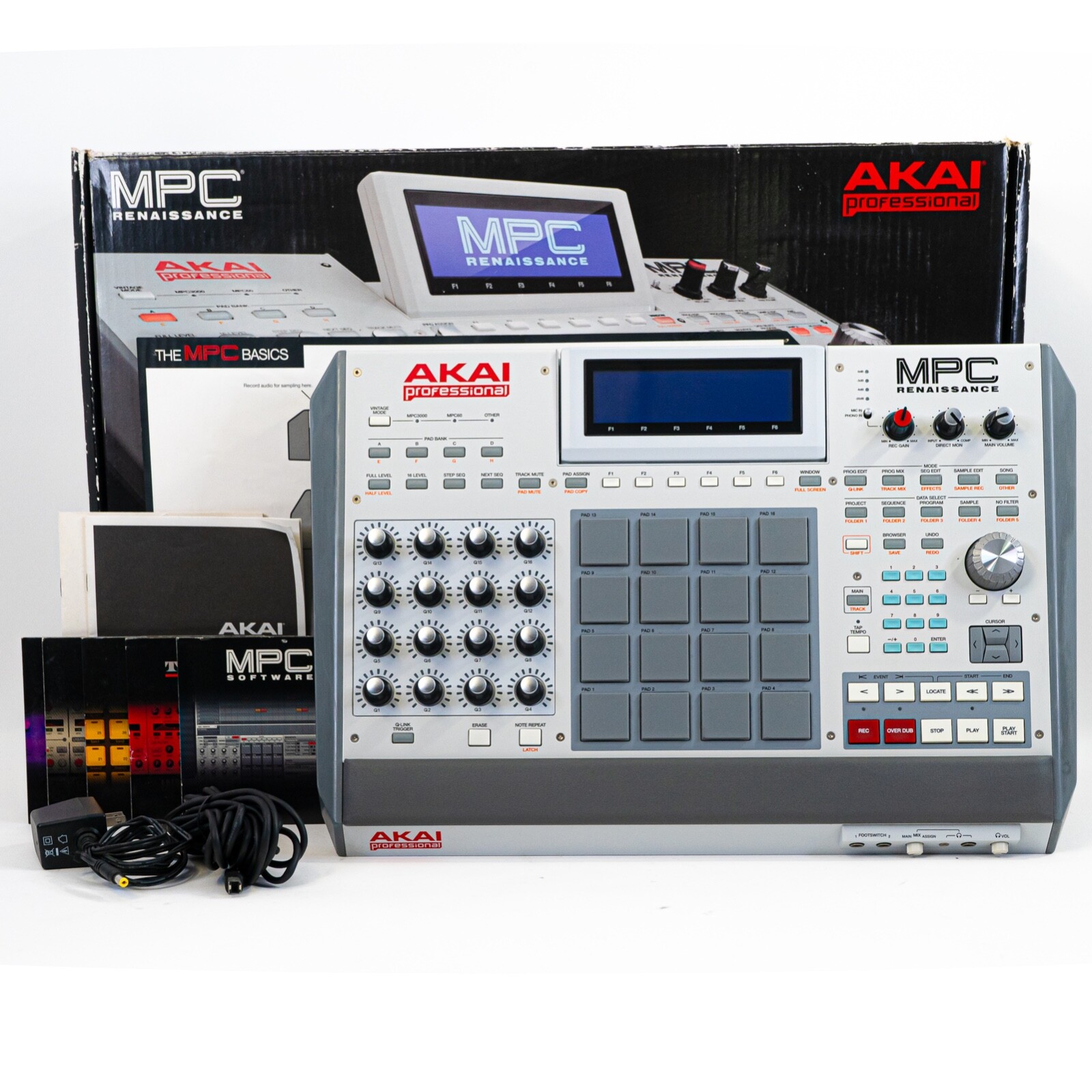 Akai Professional MPC Renaissance Production Controller with 5 Sound Library CDs