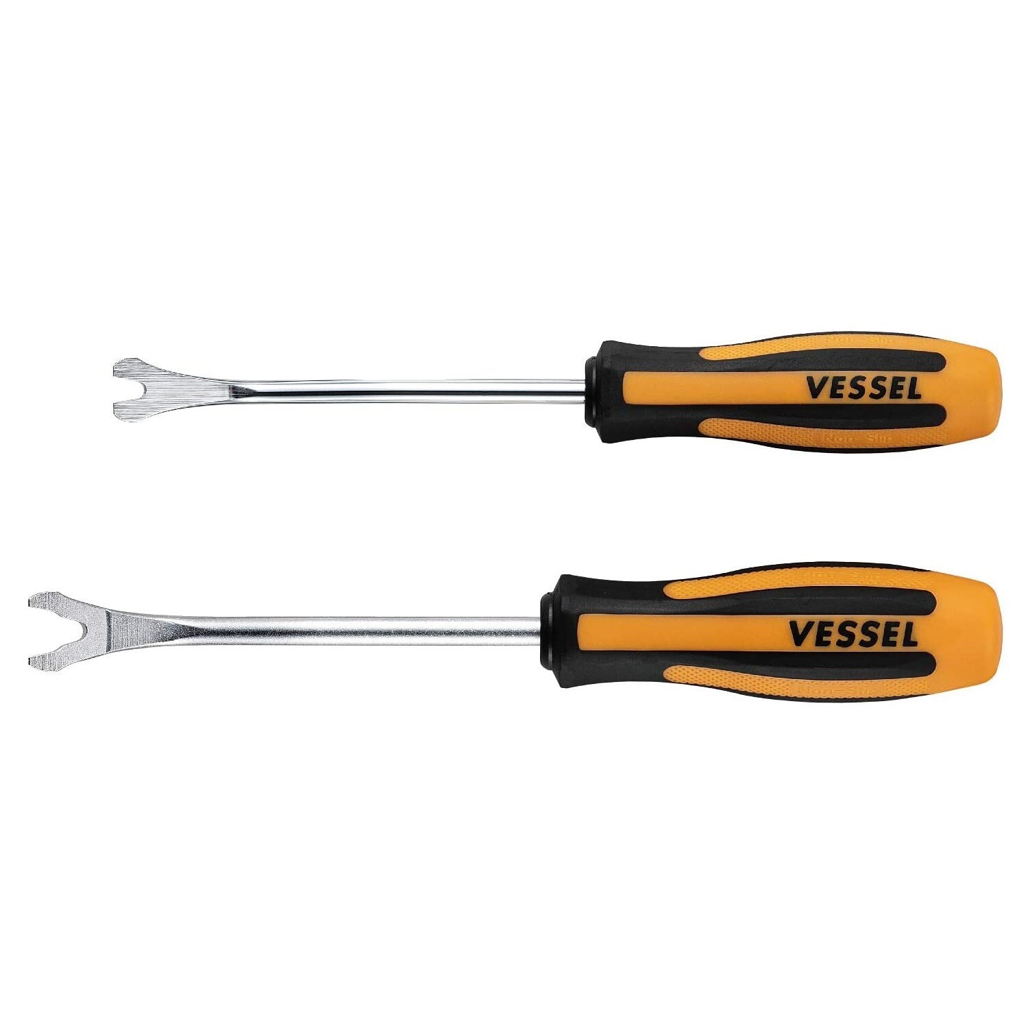 Vessel Automotive Plastic Rivet Clip Remover Pry Bar 2pc Set Megadora JAPAN