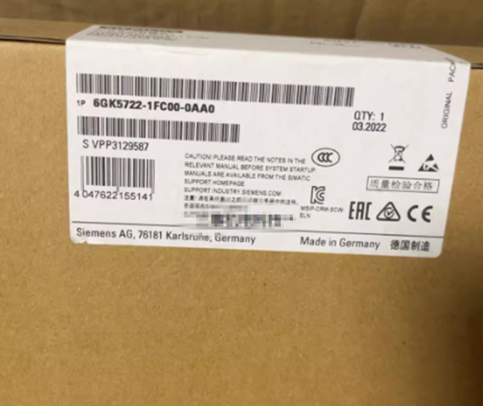 NEW 6GK5722-1FC00-0AA0 Siemens SCALANCE Industrial Ethernet Module