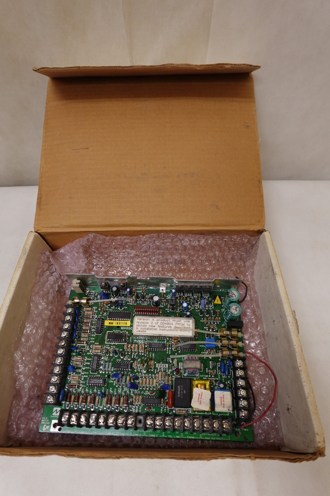 Napco Magnum Alert 850 Fire & Burglar Alarm Control Panel Main Circuit Board