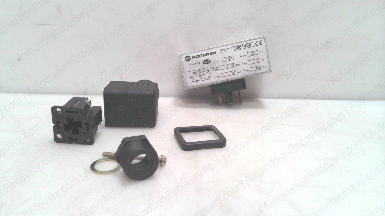 NORGREN 0881400, PNEUMATIC PRESSURE SWITCH #355039