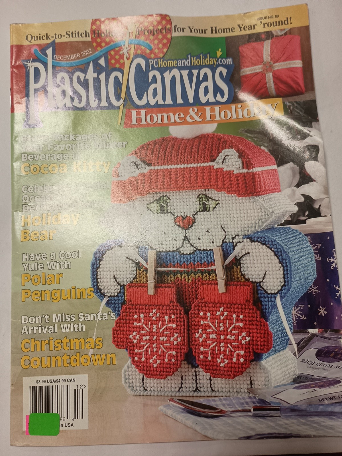 Plastic Canvas Home & Holiday Magazine  December 2002 L12