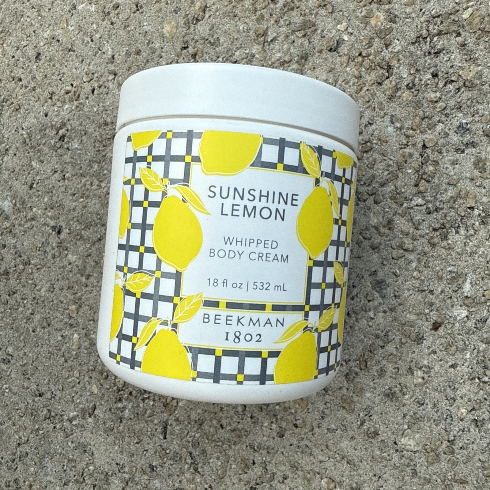 Beekman 1802 Goat Milk Whipped Body Cream 18 fl. oz.  SUNSHINE LEMON  (NEW)