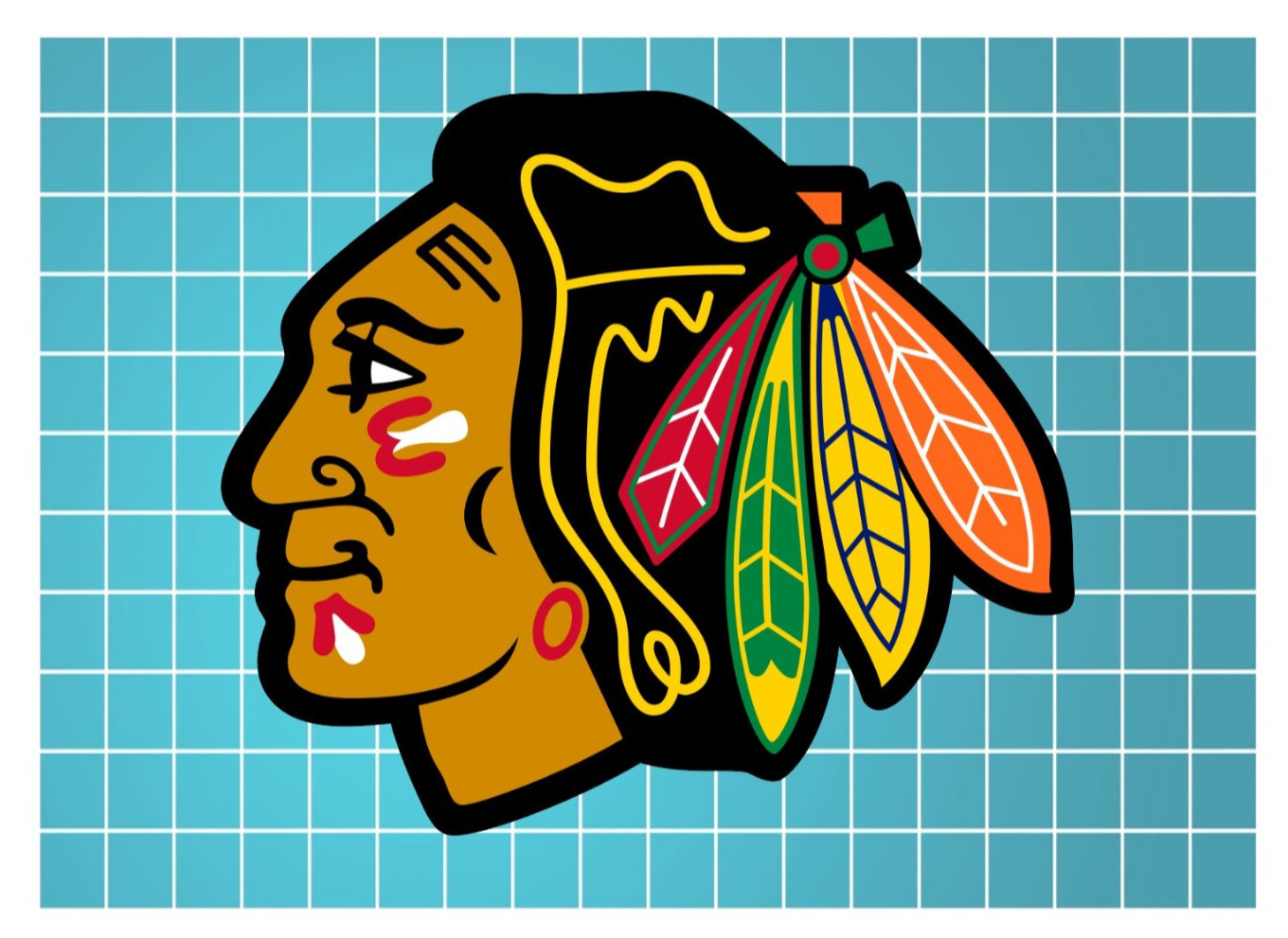 Chicago Blackhawks All Weather Vinyl Sticker/Decal NHL Hockey