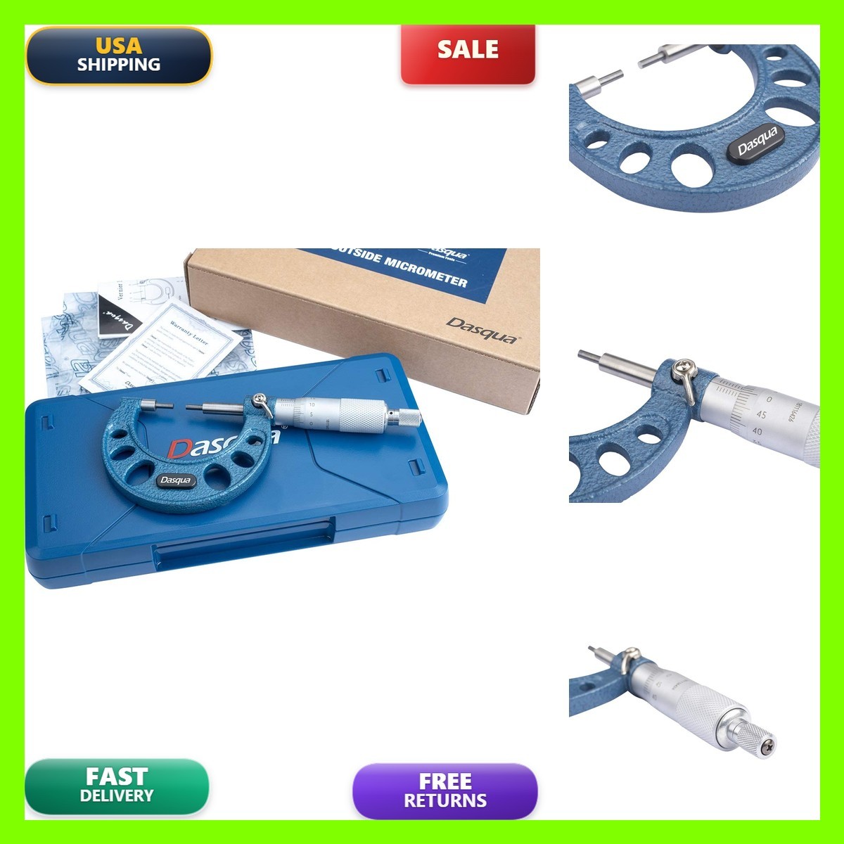 HHIP 4710-2305 0-1" Spline Micrometer