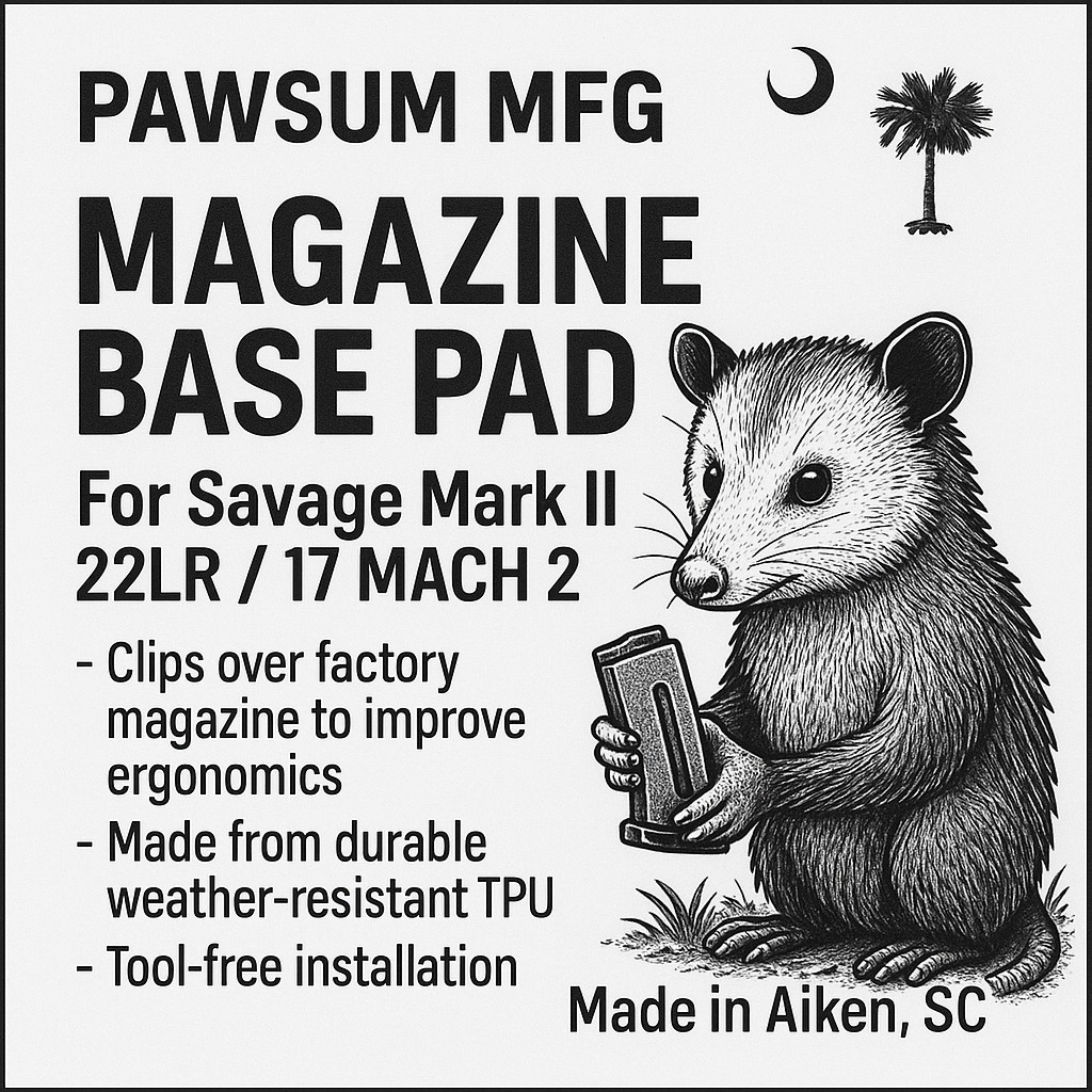 Savage Mark II Magazines Base Pads 2 Pack, Factory Magazine Accessories