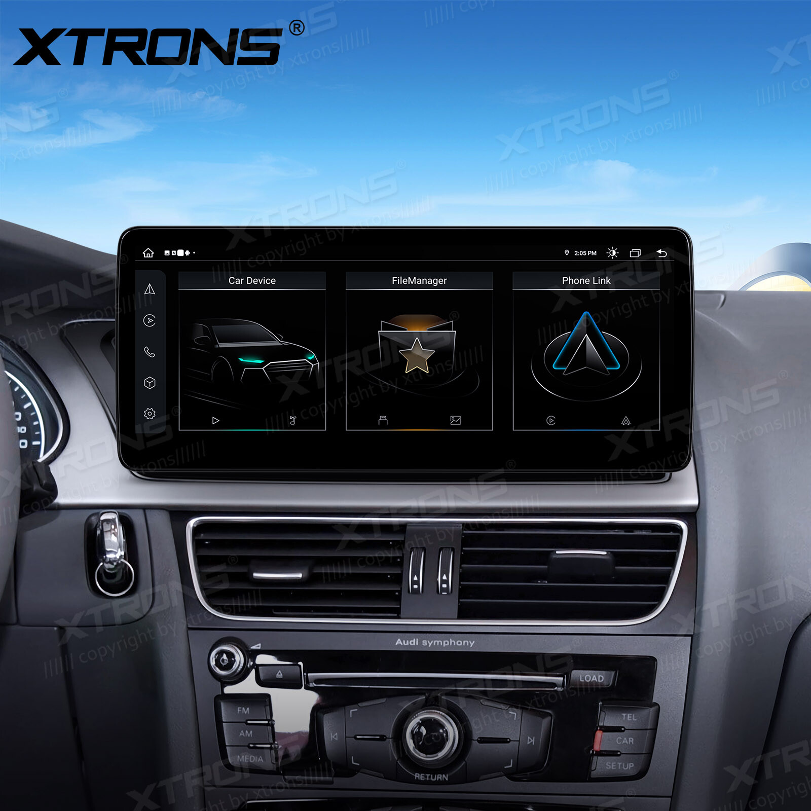 12.3" Screen for Audi A4 A5 Car Stereo Navigation GPS Octa Core Bluetooth 4G 64G