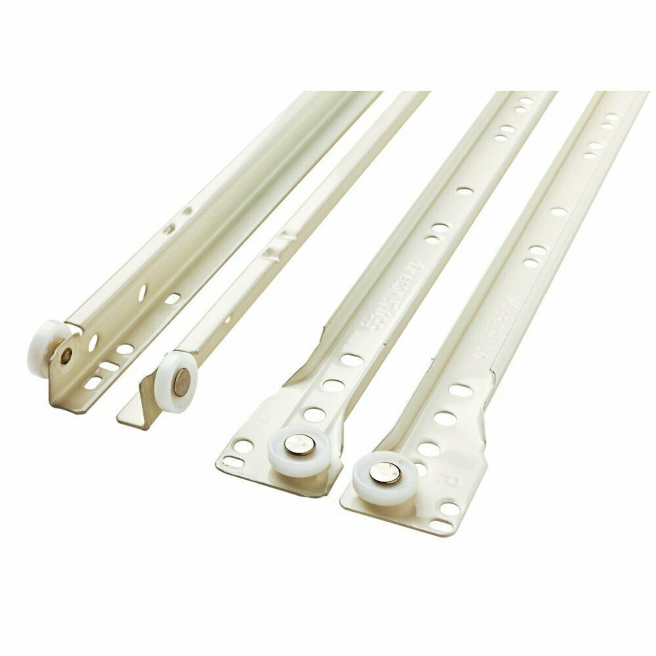(4-PACK) 22" European Self-Closing Euro Drawer Slide