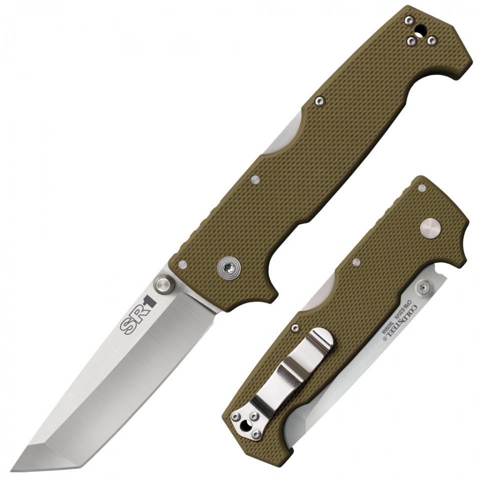 Cold Steel SR1 Tanto Folder 4" CPM-S35VN Blade 9-3/8" Length 62LA