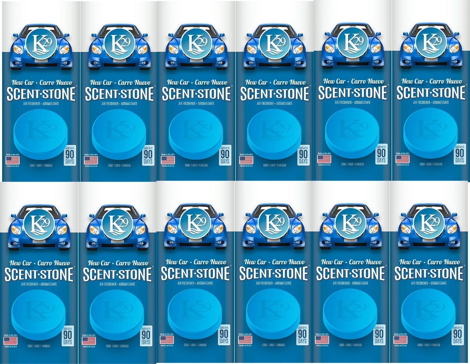 Scent Stones- K29 Keystone Air Freshener - New Car (12 Stones)