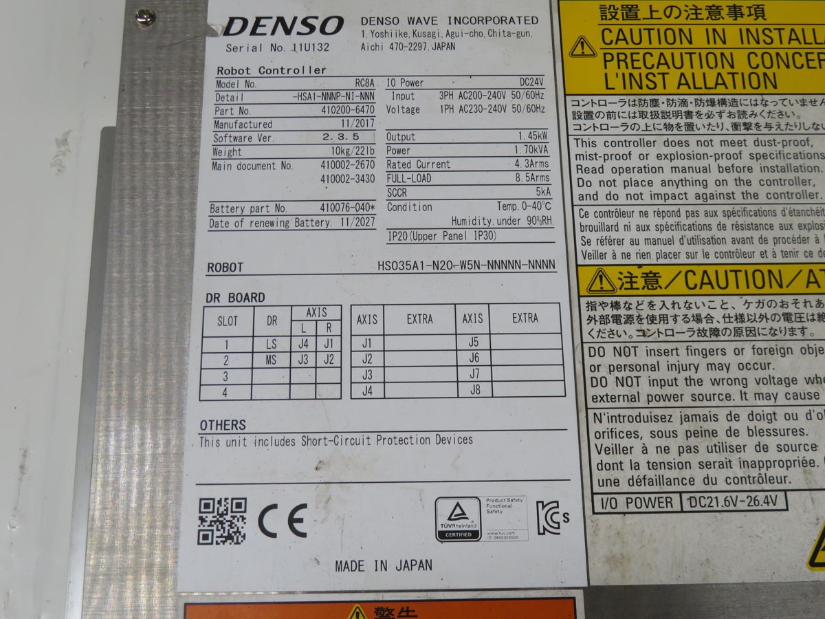 DENSO 410200-6470 410200-6470 ROBOT CONTROLLER T263892