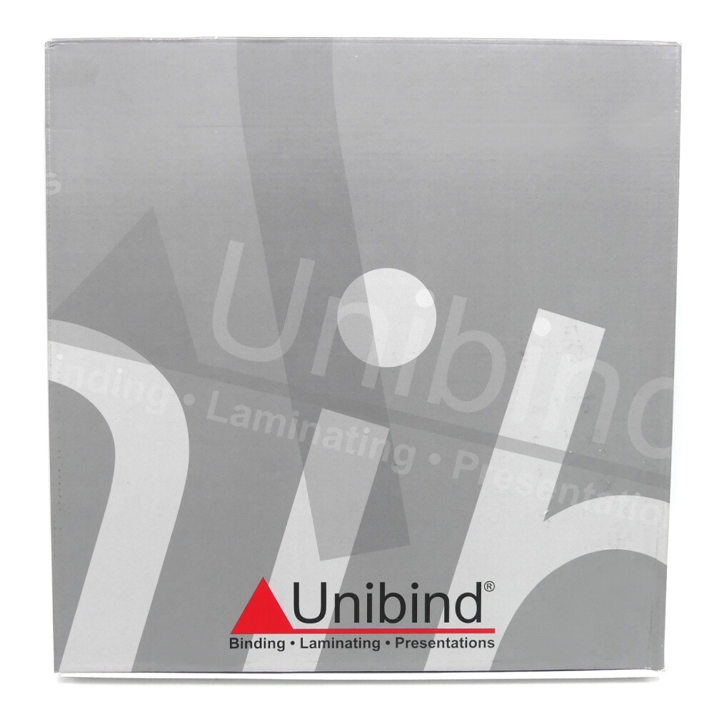 UNIBIND Bound Cover Stahlrücken A4 Portrait 0 19/32in 100 - 130 Sheet Alu 25 Pcs