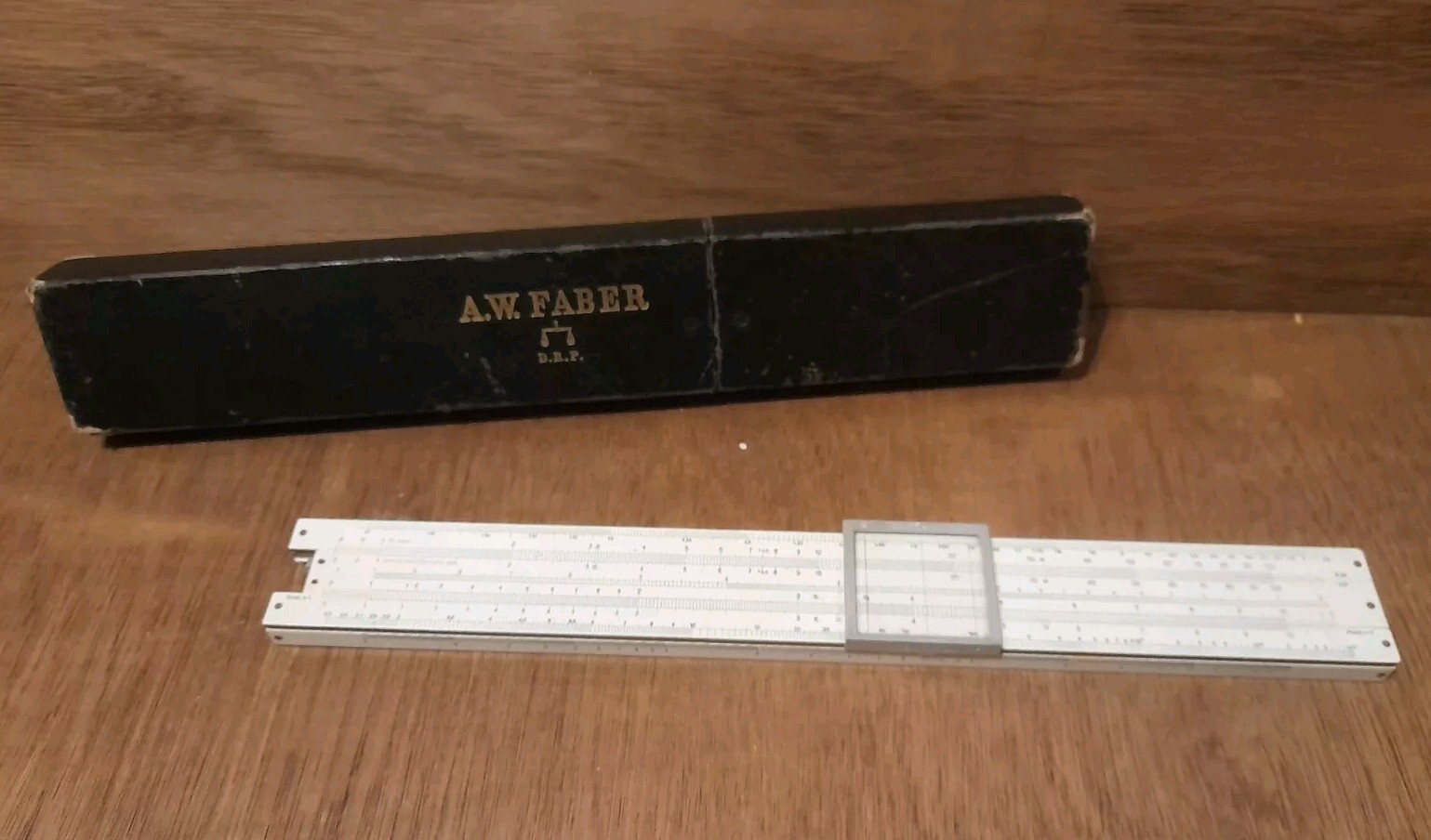 A.W. Faber-Castell 398 Vintage Elect. Eng. Slide Rule in Original Box