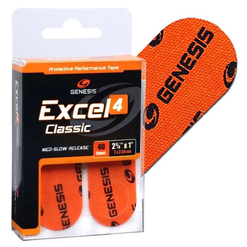 Genesis Excel Classic 4 Orange Medium/Slow Performance Tape 40 Piece Pack