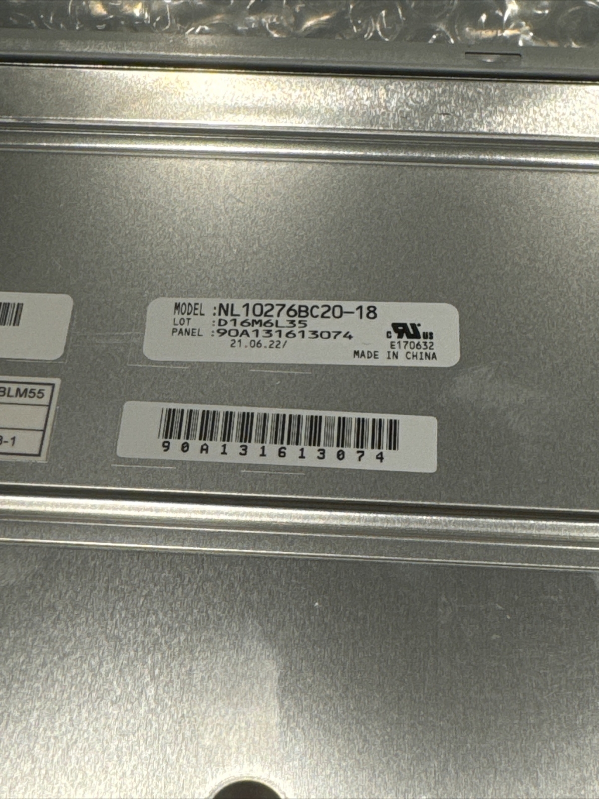 10.4" NL10276BC20-18C display screen For NEC Industrial LCD Panel 1024*768
