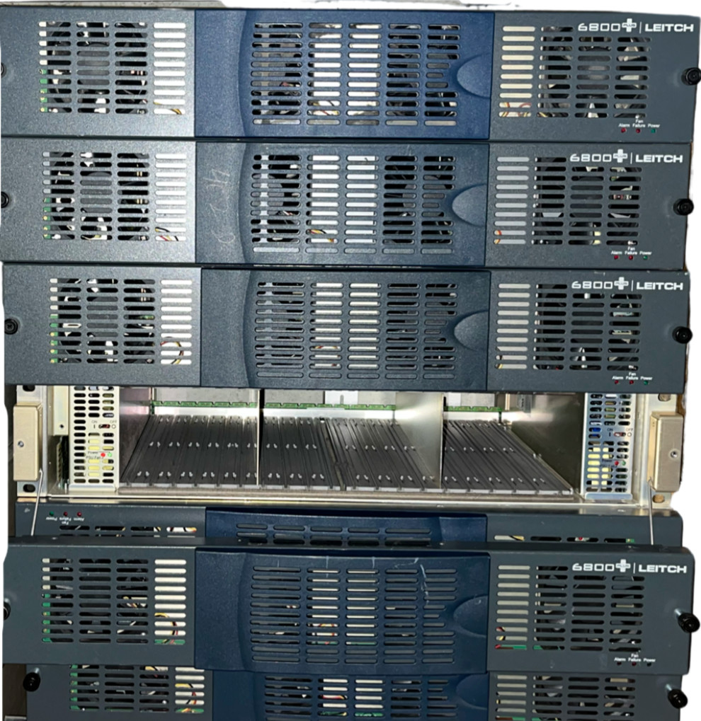 Harris Leitch FR 6800 Plus,  Frame with 2 power supplies, 40 Frames available