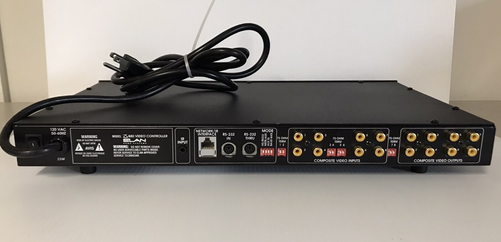 Elan Z Series Z880 Video Controller