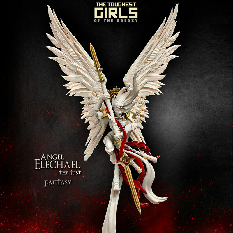 Raging Heroes New Angel Eroiah, the Sentinel 28mm Sisters of Battle Seraphim