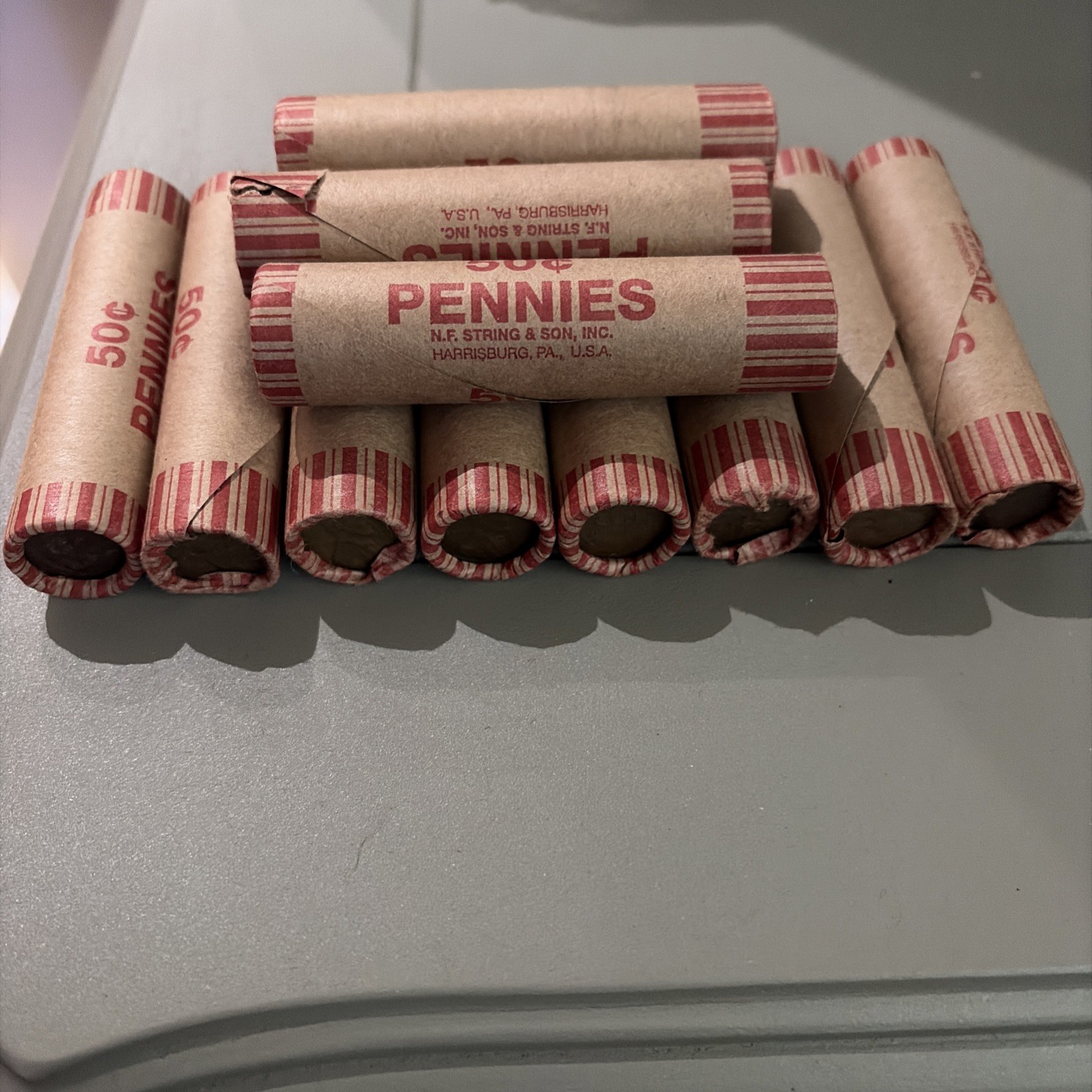 Unsearched / Sealed Wheat Penny Rolls 1909-1958