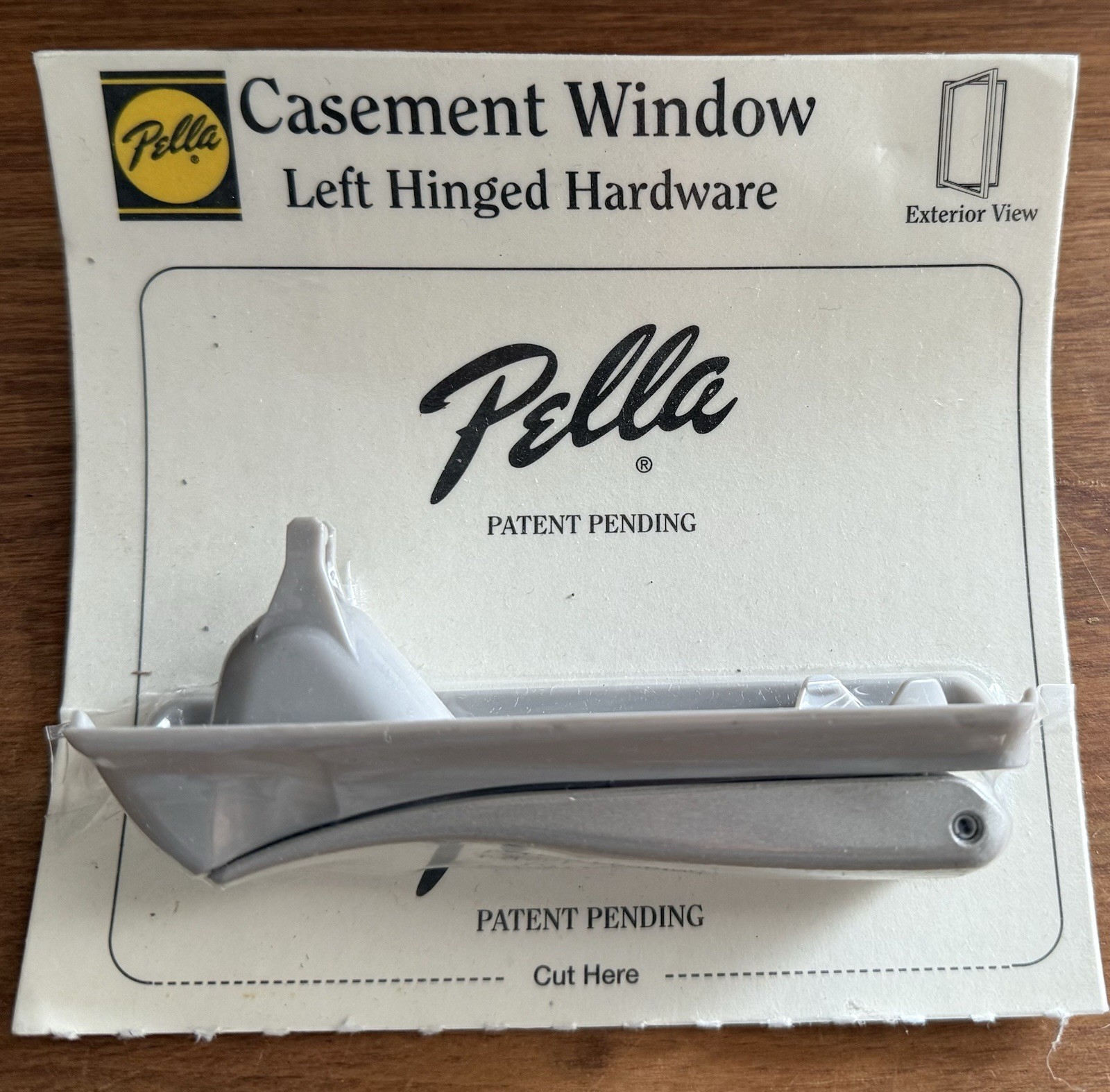 Pella Casement Operator Folding Handle & Cover Left New Old Stock