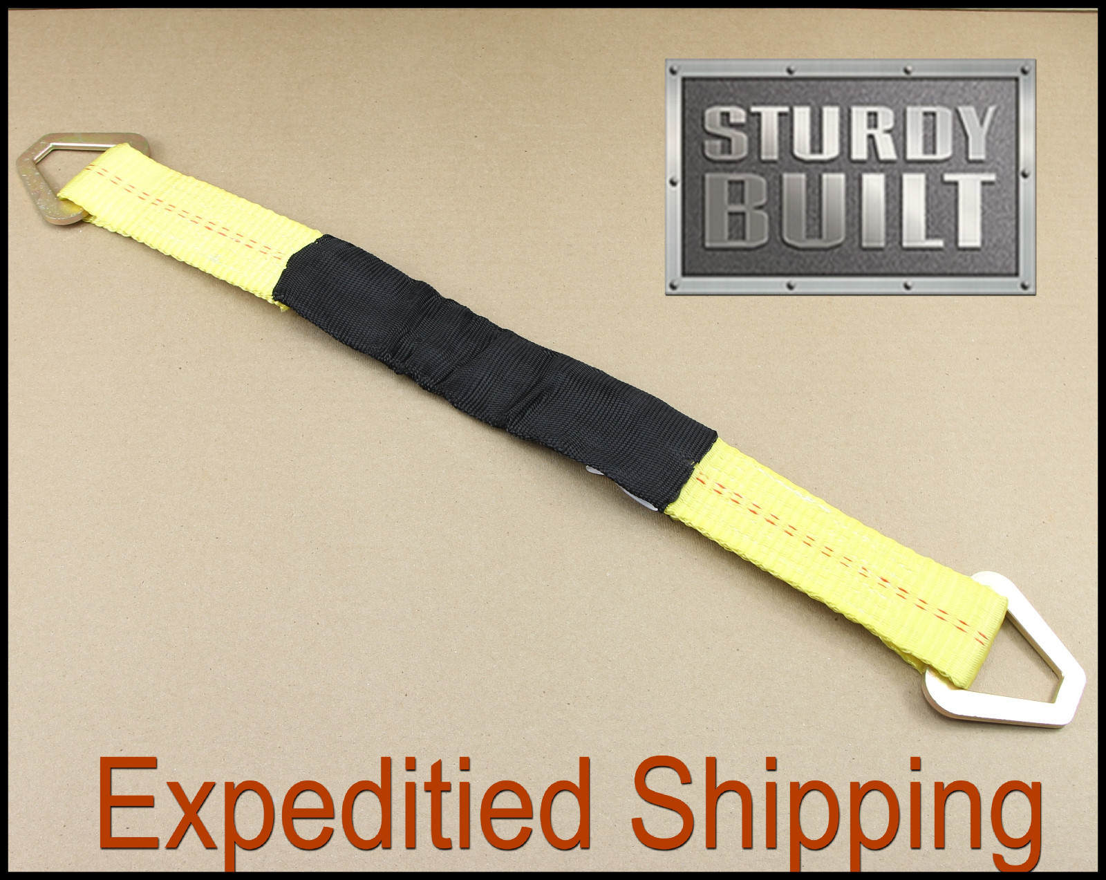 2x 24" Axle Straps Car Trailer Hot Rod Tow Truck Off Road 4x4 Tie Downs Ratchet