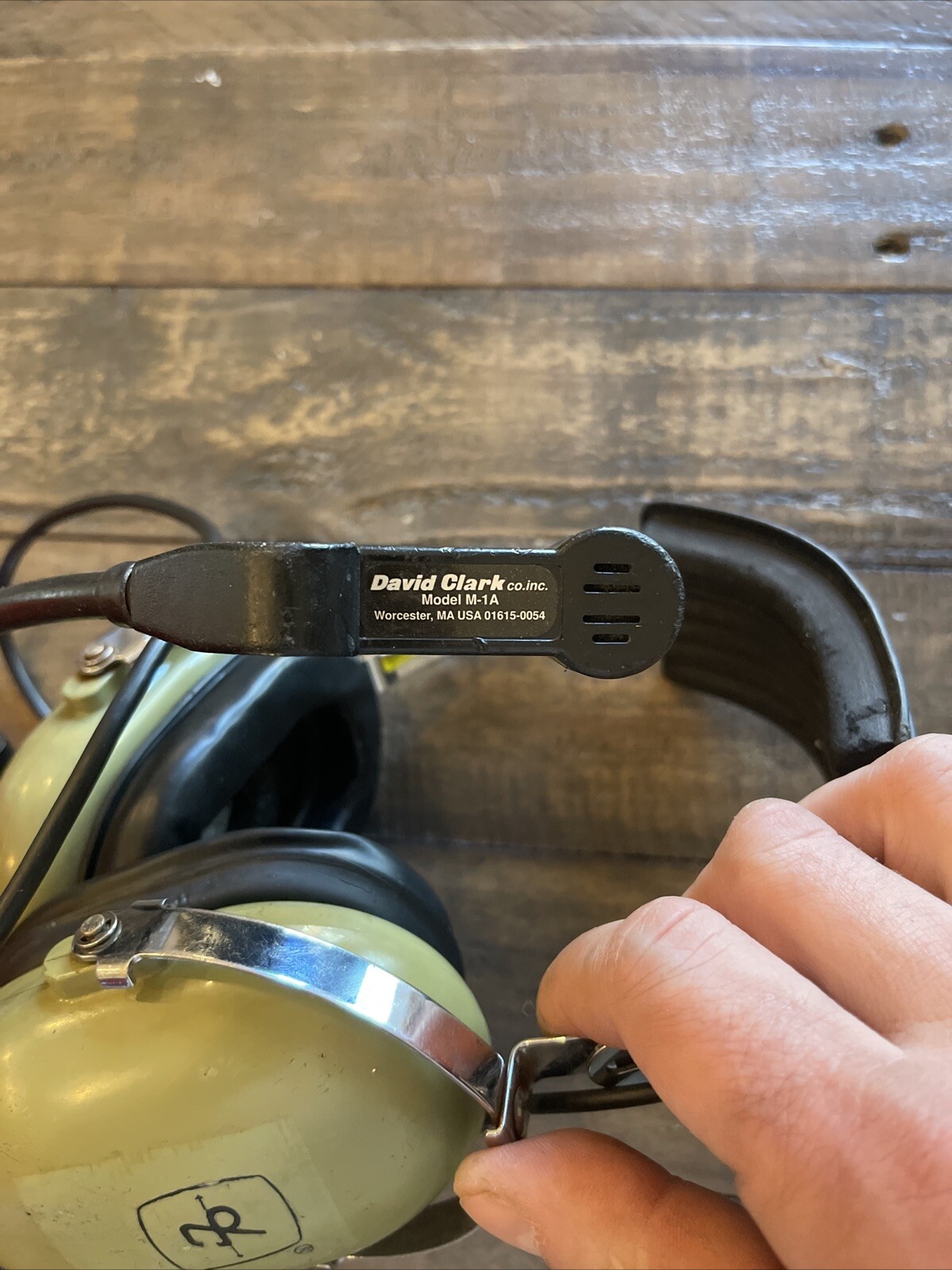 David Clark headset microphone 01615-0054 Aviation Set Noise Cancel Wire