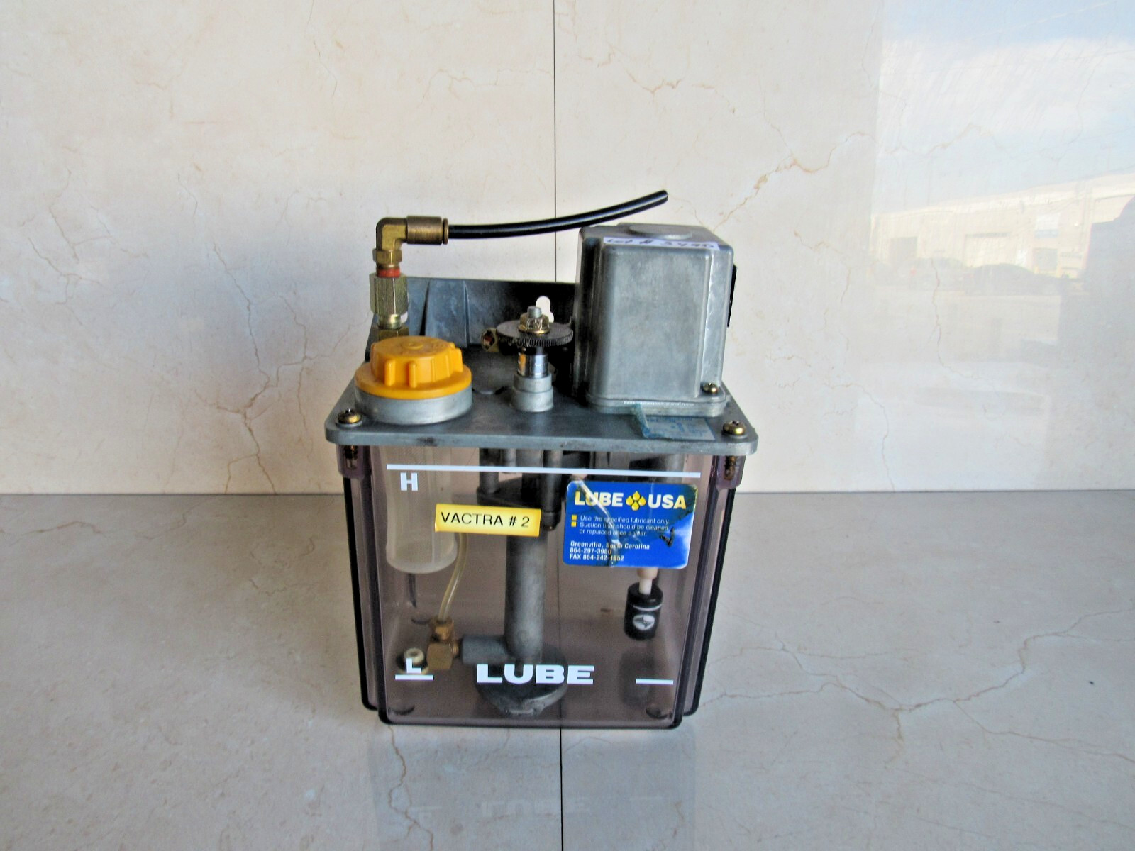 Lube Corp. Model: MMXL-III , MMXLIII 5.5CC/30min Lot # 3490 Listed by Mike