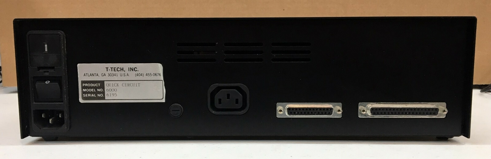 T-TECH QUICK CIRCUIT 6000 PCB ROUTER SYSTEM CONTROLLER