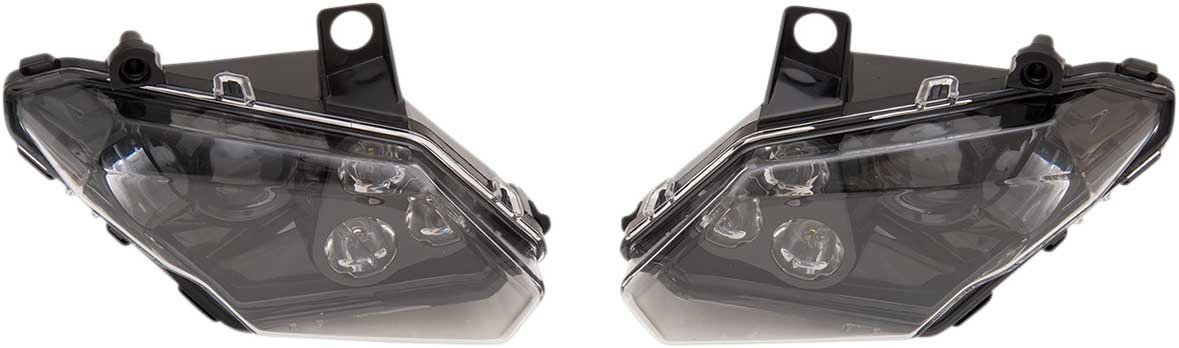 Moose LED Headlights-Clear for 2020-2022 Can-Am Maverick X3 Max X rs Turbo RR