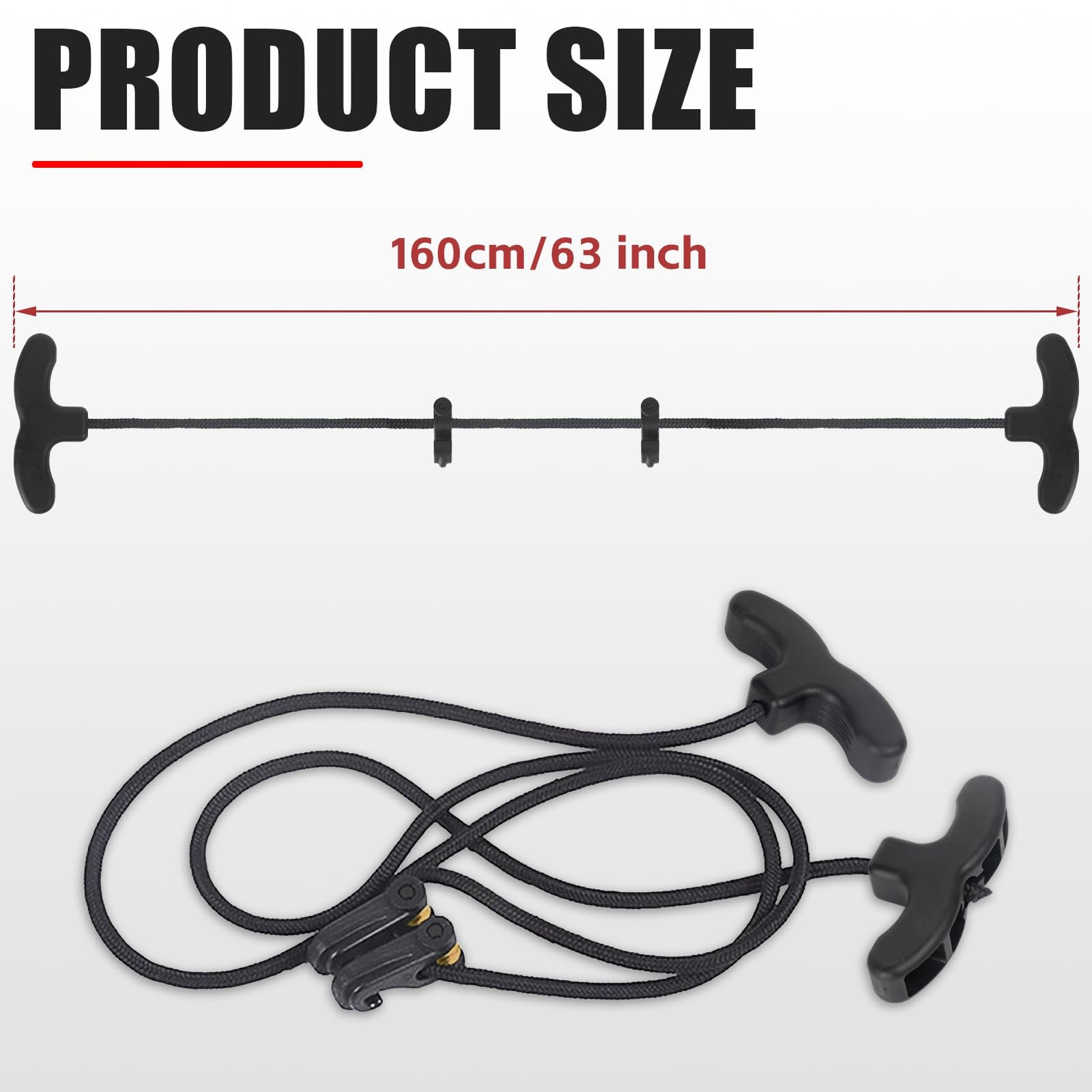 Archerest Crossbow Pull Cord, Cocking Rope Device Double Handle...