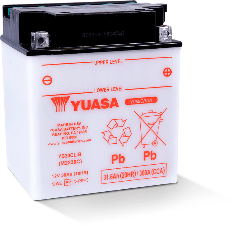 Yuasa YUAM2230CTWN Conventional Battery - Sea-Doo Watercraft 2005-2015