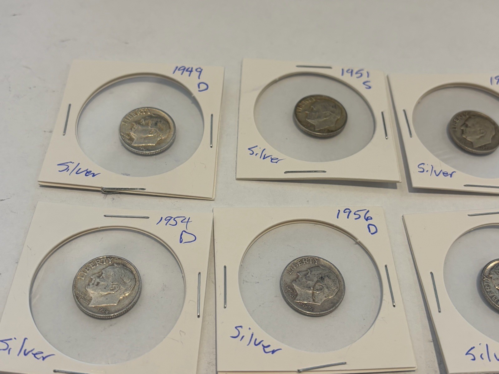SILVER ROOSEVELT DIME LOT 280