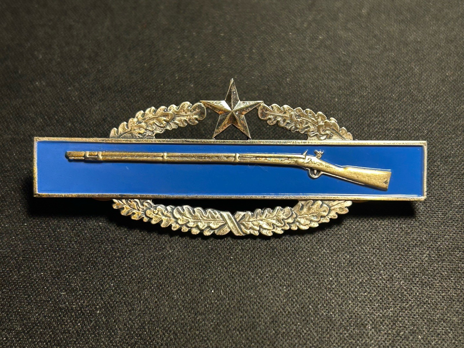 One Vietnam War US Army CIB Combat Infantry Badge 2nd Award 1/20th Silverfilled