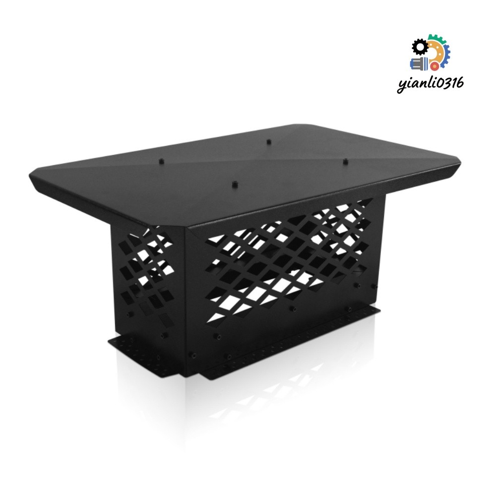 17" x 7.8" Outside Chimney Cap Flue Caps Fireplace Chimney Cover Outdoor Black