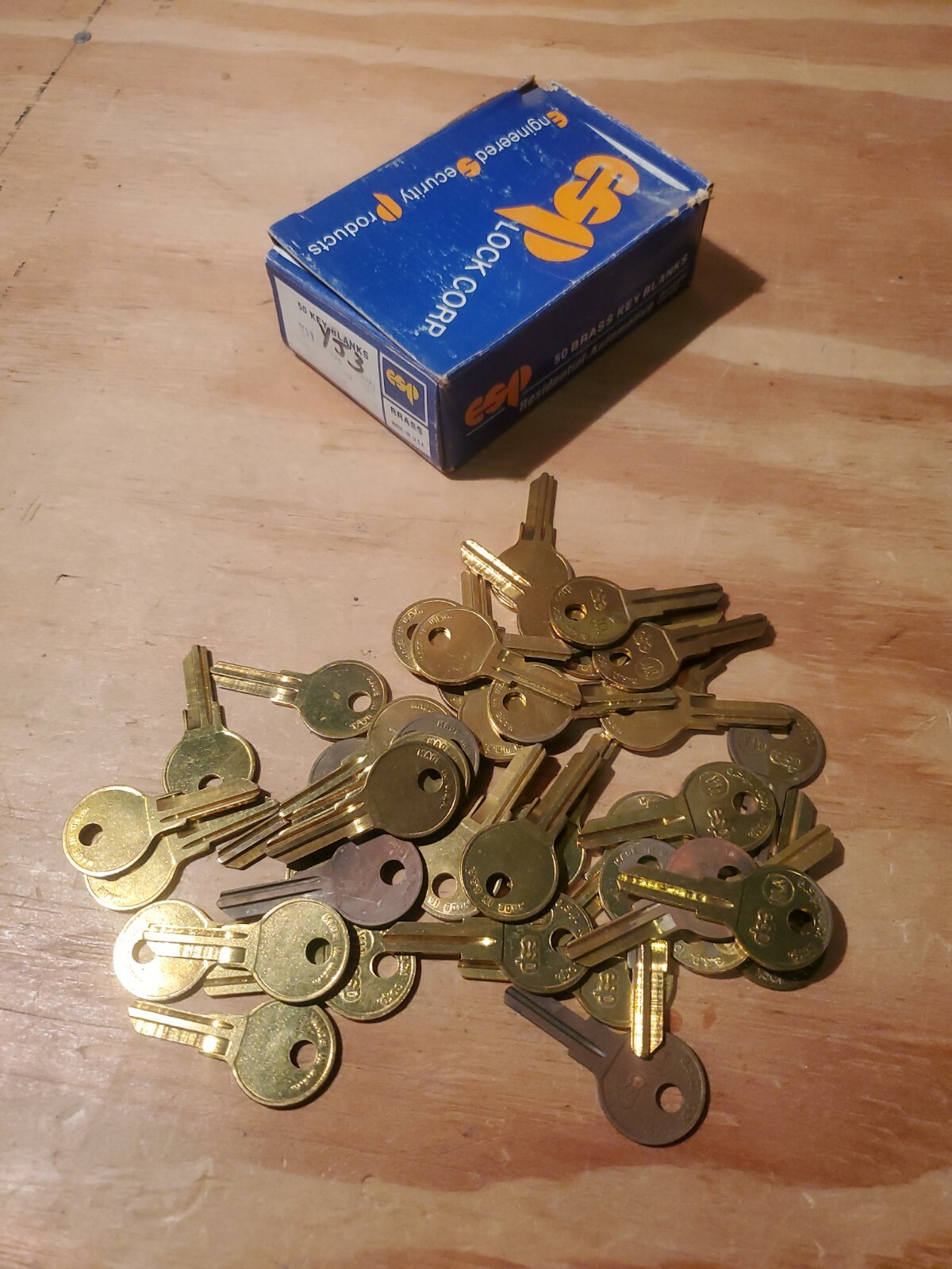 Lot Of 41 ESP Y11 Key Blanks