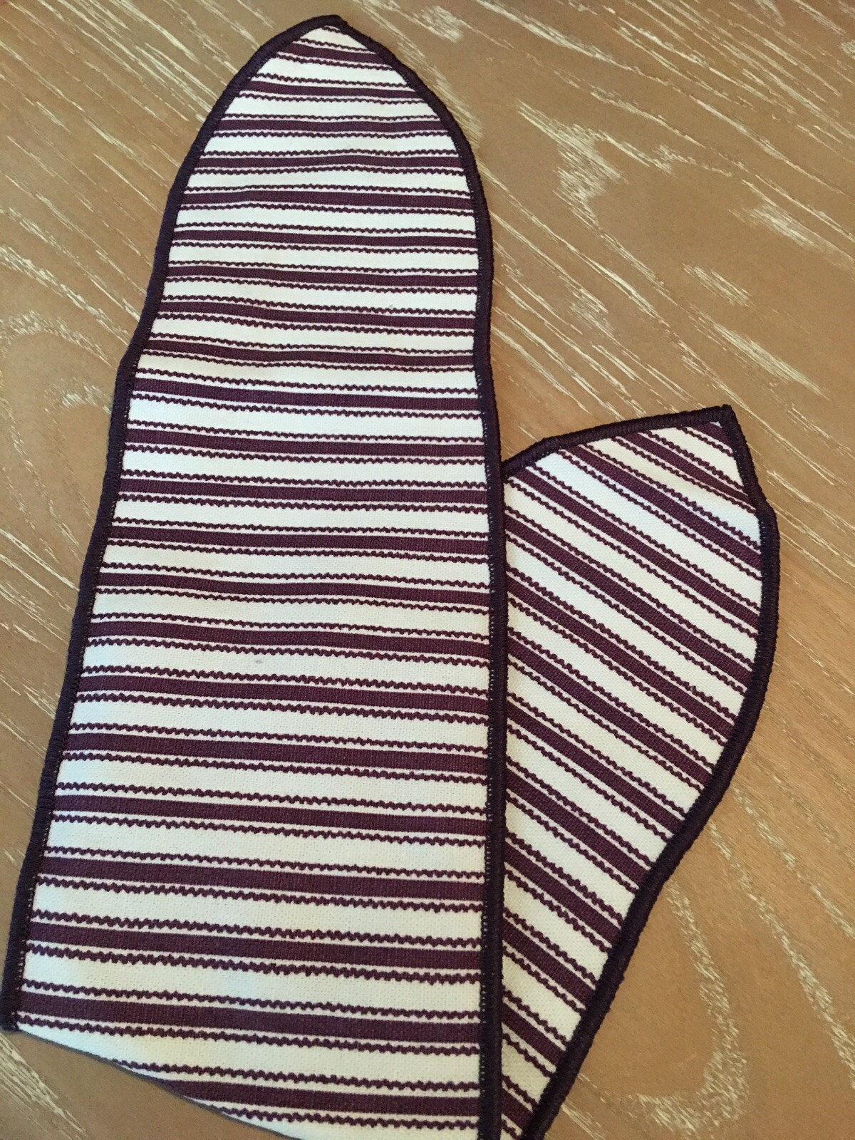 Longaberger Handle Tie - Purple Tick