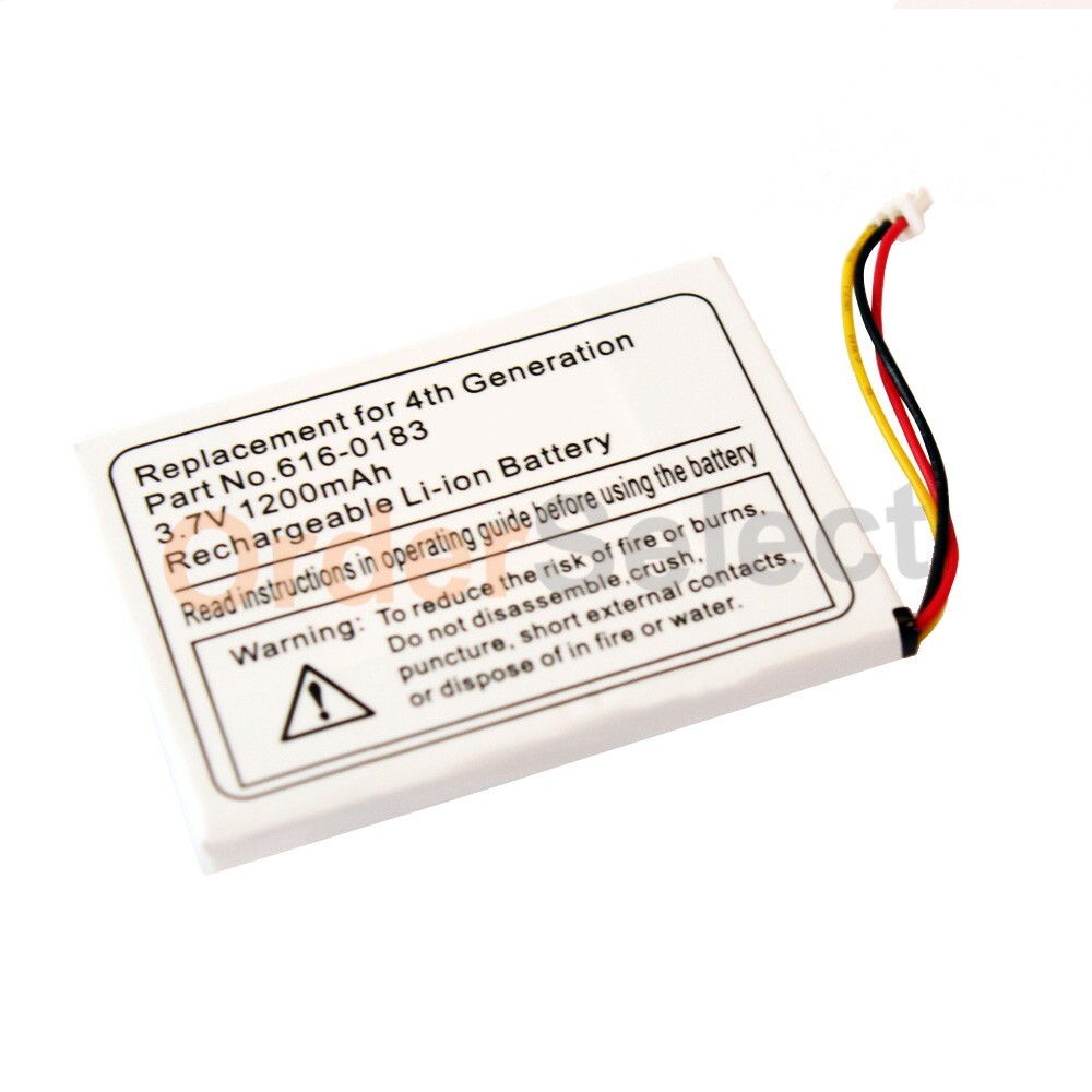 Replacement Battery for Apple iPod MP3 4th Gen 616-0198 616-0215 300+SOLD