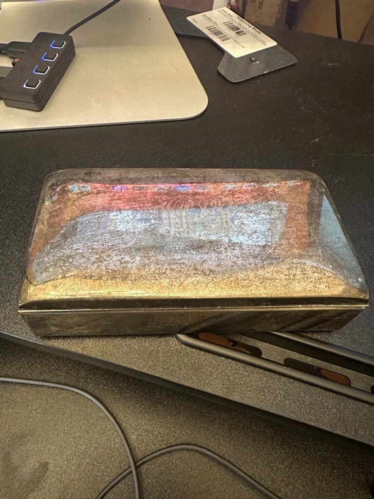 Vintage F.B. Rogers Silver Co. 0851 Silver Plated Trinket / Jewelry Box 6" X 3"